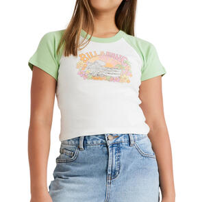 BILLABONG GIRLS TROPICAL VIEWS RAGLAN SWEET MEADOW