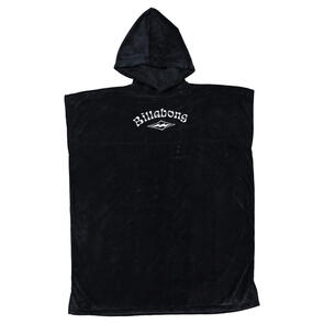 BILLABONG WOMENS HOODIE TOWEL BLACK 1