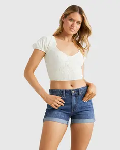 BILLABONG FRANKIE DENIM SHORT ROYAL