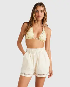 BILLABONG SUMMERS END SHORT WHITE CAP