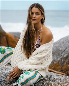 BILLABONG WOMENS MONTANA CARDIGAN SALT CRYSTAL
