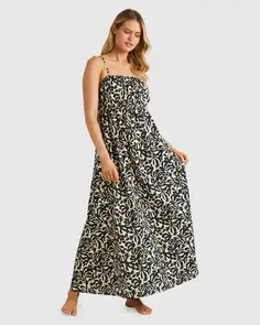 BILLABONG PALM GROVE DRESS OFF BLACK