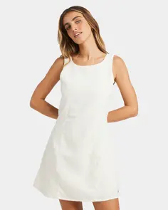 BILLABONG OPEN HEART MINI DRESS SALT CRYSTAL