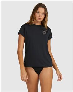 BILLABONG WOMENS SUNDAYS RASH VEST BLACK