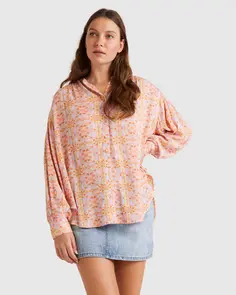 BILLABONG SUNSPIRIT BLOUSE LILAC
