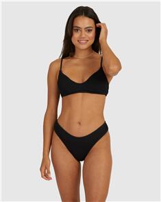 BILLABONG WOMENS SUMMER HIGH V BRALETTE BIKINI TOP BLACK SANDS
