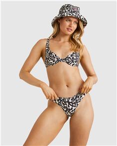 BILLABONG WOMENS PALM GROVE MARINA BRALETTE BIKINI TOP OFF BLACK