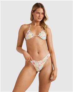 BILLABONG WOMENS TRUE ROMANCE HIKE PANT BIKINI BOTTOM WHITE