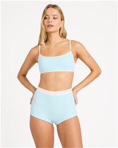 BILLABONG WOMENS SUNRAYS SURF SHORT BIKINI BOTTOM CLEARWATER