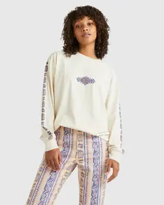 BILLABONG SINCE 73 DIVING LS TEE WHITE CAP