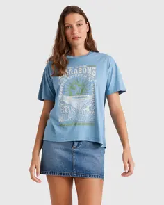 BILLABONG LOST IN BLISS T-SHIRT BLUE SHADOW