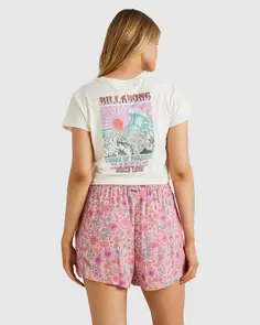 BILLABONG GET THE GROOVE TSHIRT SALT CRYSTAL