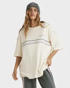 BILLABONG LOOKING UP TEE WHITECAP