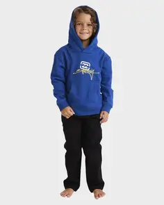 BILLABONG BOYS OG SCRIPT POP HOOD DARK COBALT