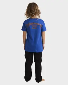 BILLABONG TODDLER ARCH Y2K T-SHIRT COBALT