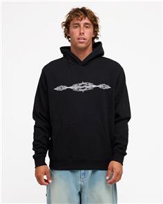 BILLABONG TRIPLE UP PULLOVER HOODIE BLACK