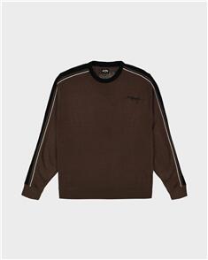 BILLABONG SCRIPT SWEATER CHOCOLATE