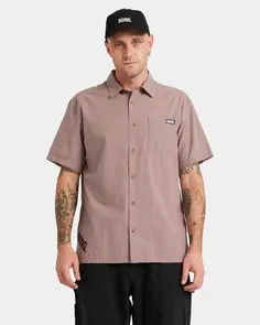 BILLABONG MOGUL SS SHIRT DUST RED