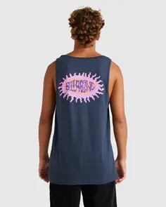 BILLABONG SUNWARP TANK DUSTY NAVY