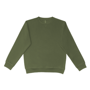 URBAN COLLAB THE BROAD CREWNECK - MILITARY GREEN