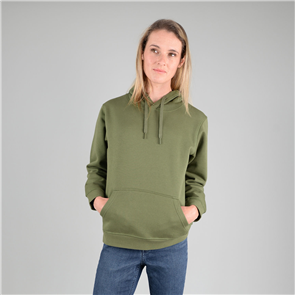 URBAN COLLAB UCH320L URBAN COLLAB LADIES BROAD HOODIE - 320GSM MILITARY GREEN