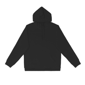 URBAN COLLAB LADIES BROAD HOODIE - 320GSM PITCH BLACK