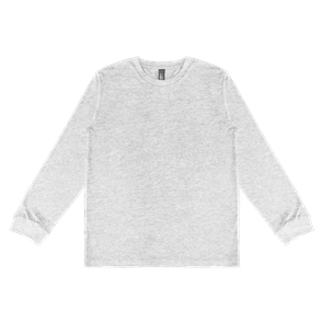 URBAN COLLAB LONG SLEEVE SET TEE - 180GSM - HEATHER GREY