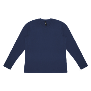 URBAN COLLAB LADIES LONG SLEEVE SET TEE - 180GSM - NAVY