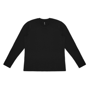 URBAN COLLAB LADIES LONG SLEEVE SET TEE - 180GSM - PITCH BLACK