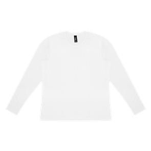 URBAN COLLAB LADIES LONG SLEEVE SET TEE - 180GSM - WHITE