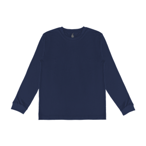 URBAN COLLAB UCLT180Y URBAN COLLAB YOUTH LONG SLEEVE SET TEE - 180GSM - NAVY