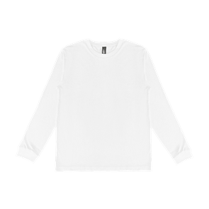 URBAN COLLAB UCLT180Y YOUTH LONG SLEEVE SET TEE - 180GSM - WHITE