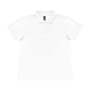 URBAN COLLAB LADIES POLO - WHITE