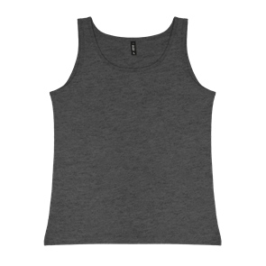 URBAN COLLAB LADIES SINGLET - HEATHER DARK GREY