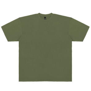 URBAN COLLAB 280GSM CLUB TEE - MILITARY GREEN