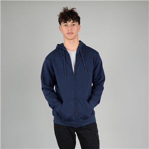 URBAN COLLAB BROAD ZIP HOODIE - 320GSM NAVY