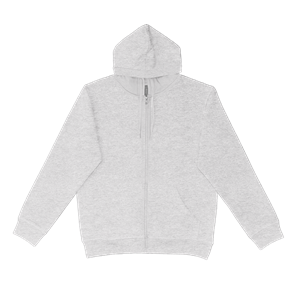 URBAN COLLAB BROAD ZIP HOODIE - 320GSM HEATHER GREY