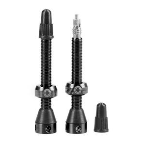 TUBOLIGHT TUBELESS VALVE PAIR BRASS 40MM|DARK ANTHRACITE