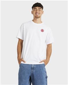 ELEMENT SHAUNTEST MENS SEAL BACK T-SHIRT OPTIC WHITE