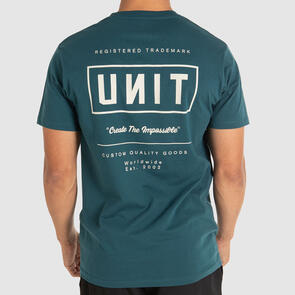 UNIT TOPIC TEE DARK TEAL