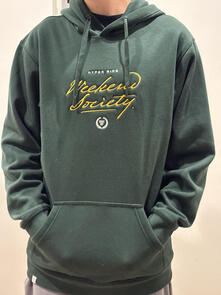 HYPER RIDE WEEKEND SOCIETY ESTATE HOODIE DARK FOREST