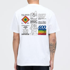STANCE POLAROID CARTRIDGE SS TEE WHITE