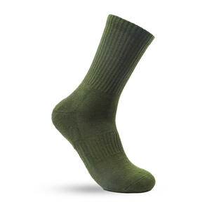 GLOBE SINGLES CREW SOCKS ARMY GREEN