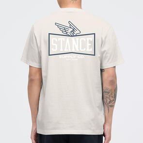 STANCE WINGED SS TEE KHAKI