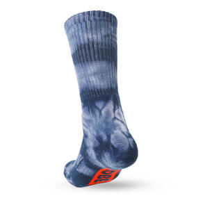 GLOBE SINGLES CREW SOCKS BLACK TIE DYE