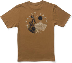 SALTY CREW STAKEOUT BOYS SS TEE CARAMEL