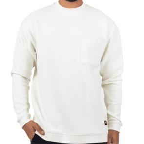 STANCE WAFFLE CREWNECK CANVAS