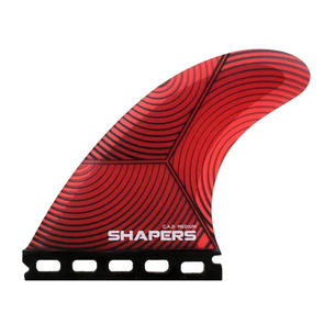 SHAPERS C.A.D 3-FIN SINGLE TAB BASE RED - MEDIUM