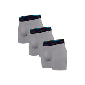STANCE MENS  BOXER BRIEF 3 PACK HEATHER GREY