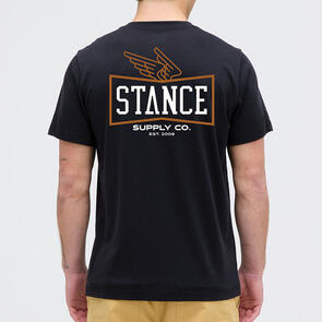 STANCE WINGED SS TEE BLACK
